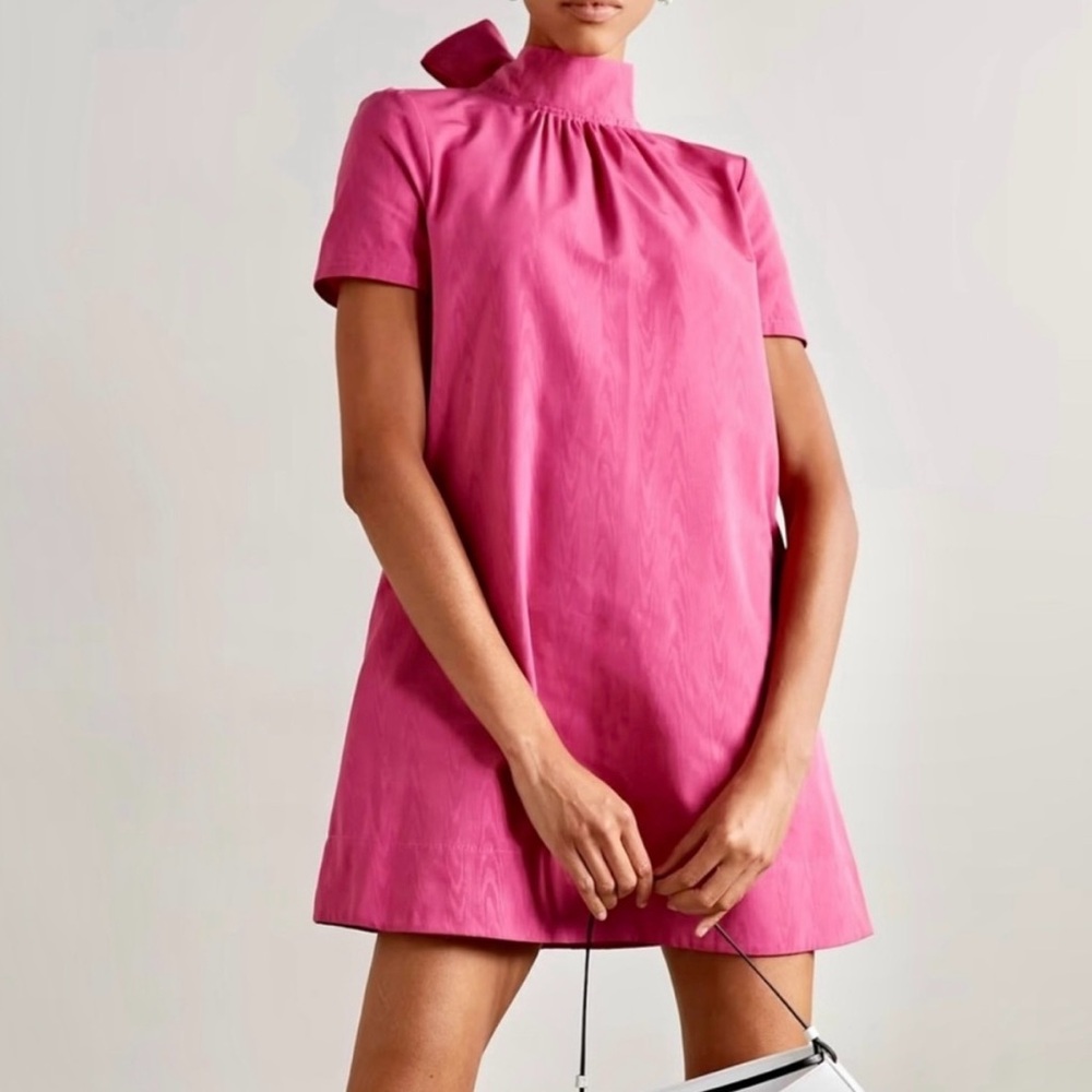 STAUD mini Iliana dress Pink